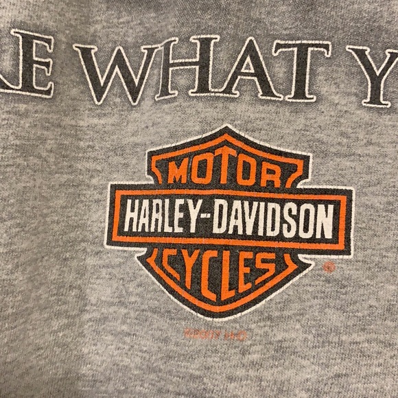 Harley-Davidson Grey "You Are What You Ride" Graphic Tee with Back Design - Picture 4 of 6